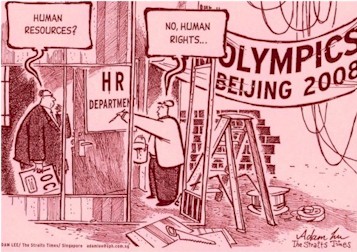 Singapore's political cartoons by the Straits Times