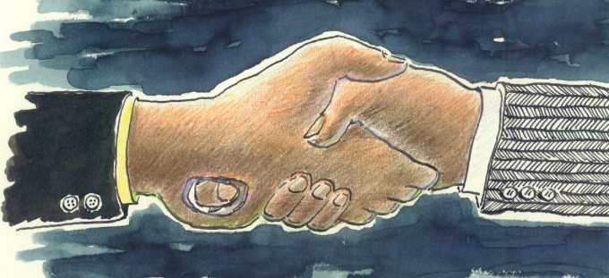 Ukraine cartoon, friend or enemy