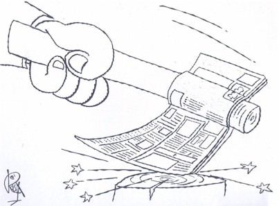 Turkey cartoons, News VS  environment protection